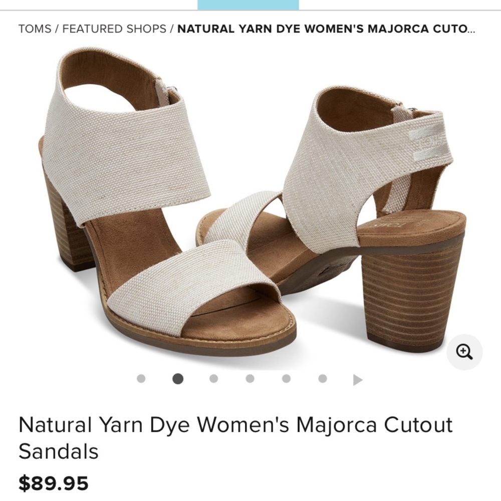 TOMS Majorca Cut Out Sandals